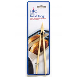 Bamboo Toast Tongs - Kiss the Cook