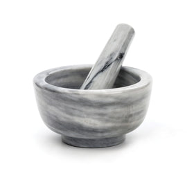 White Marble Mortar and Pestle