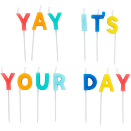 "Yay It's Your Day!" Candle Set