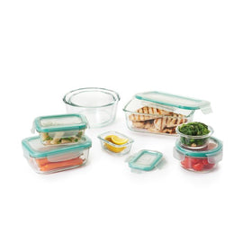 Snap Glass Container Set - 16 piece