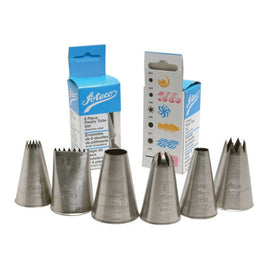 6 Piece Pastry Tube Set