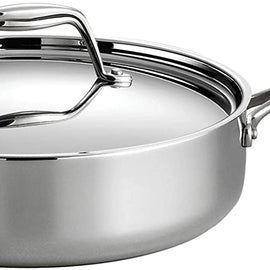 Tri-Ply Stainless Steel Saute Pan