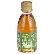 Maple Syrup Glass Nip