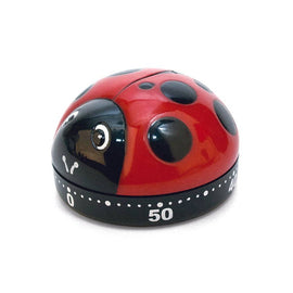 Kitchen Timer Ladybugs Red