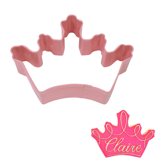 Crown Cookie Cutter (Pink, 5