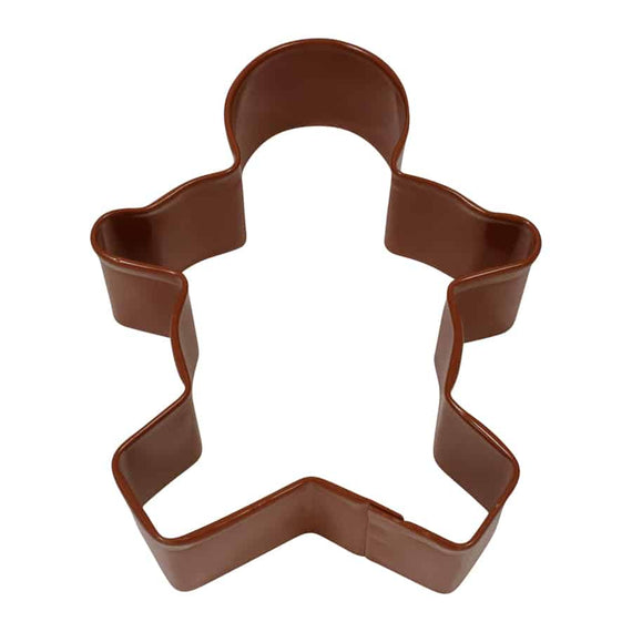 Gingerbread Boy Cookie Cutter (Brown, 3.75