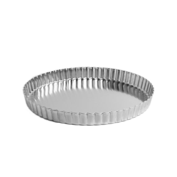 Fox Run Stainless Steel Tart and Quiche Baking Pan, 9.5