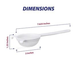 Double-Ear Fine Mesh Strainer, 3"