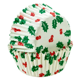 Mini Cupcake Liners Christmas /75