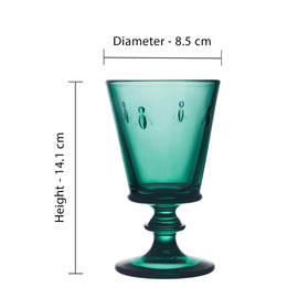 Bee Wine Glass (Night Blue)