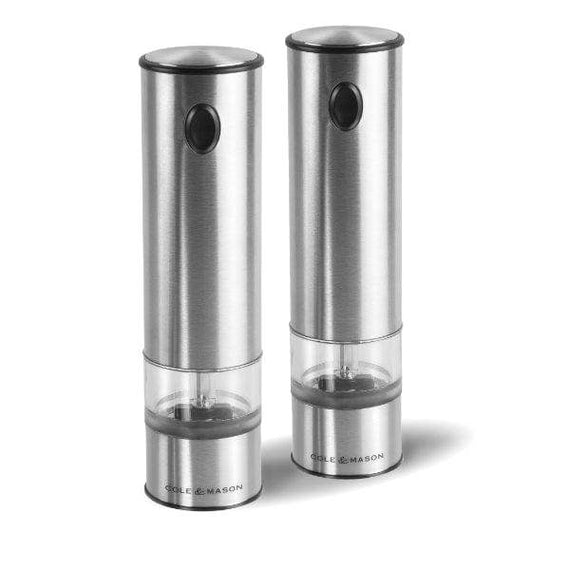 Cole & Mason Battersea Electronic Salt & Pepper Mill Gift Set