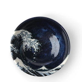 Namako Blue Great Wave Bowl 7.5"