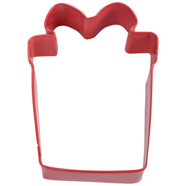 Christmas Gift Cookie Cutter (Red,3.5")