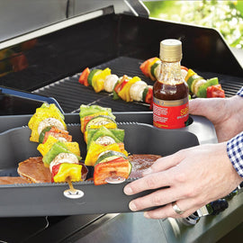Outset Grill Prep Station and Marinade Tray, 18" x 11"