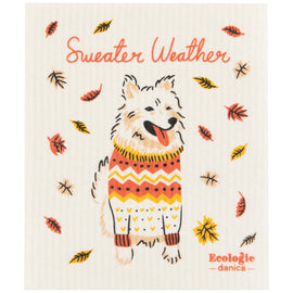 Sweater Weather Swedish Dishtowel