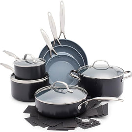 11 Piece Non stick Ceramic Cookware Set