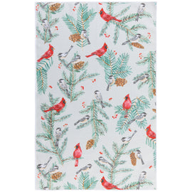 Birds & Boughs Christmas Recycled Microfibre Dishtowel