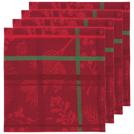 Winterberry Christmas Napkins Set of 4