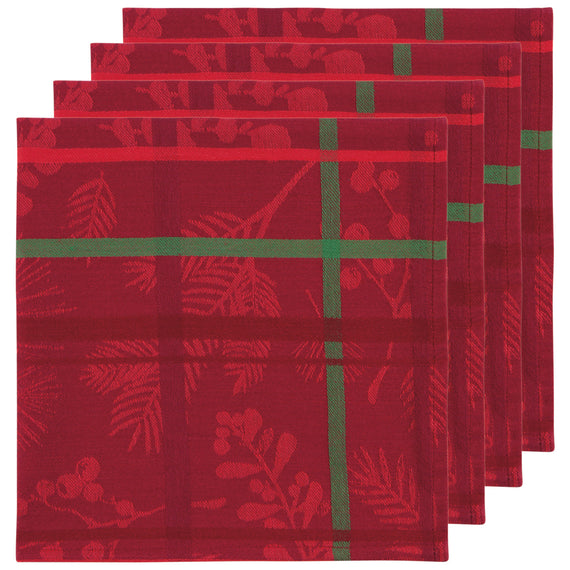 Winterberry Christmas Napkins Set of 4