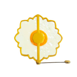Fox Run Sunflower Shaped Egg Ring, 5.2" x 5.5" x 0.4"