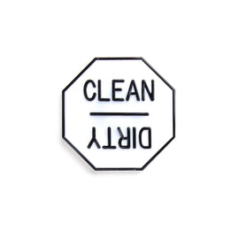 Fox Run Clean or Dirty Dishwasher Magnet, 2.5" x 2.5"