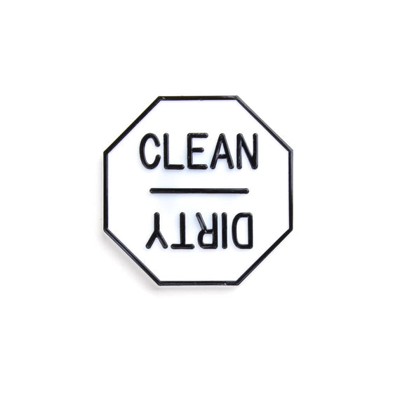 Fox Run Clean or Dirty Dishwasher Magnet, 2.5