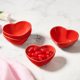 Mini Heart Pinch Bowl, Set of 4