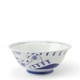 Blue Cats 7.5" Bowl