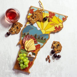 Vermont Cutting Board with Artwork by Summer Stokes