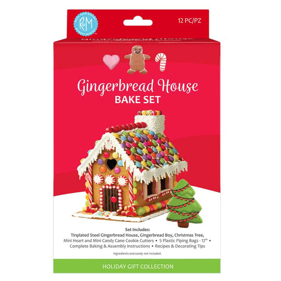 Gingerbread House 12 PC Bake Set