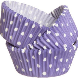 Lavender Polka Dot Cupcake Cups