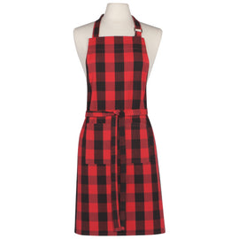 Buffalo Check Cotton Chef's Apron