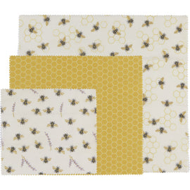 Bees Bees Wrap Set of 3