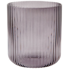 Smoke Fluted Tumbler