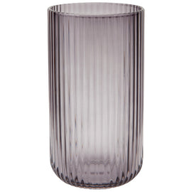 Smoke Fluted Tumbler