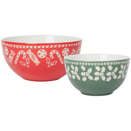 Holly Jolly Candy Bowl Set