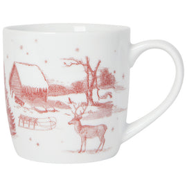 Winter Toile Mug