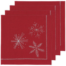 Holiday Printed Napkins Set of 4