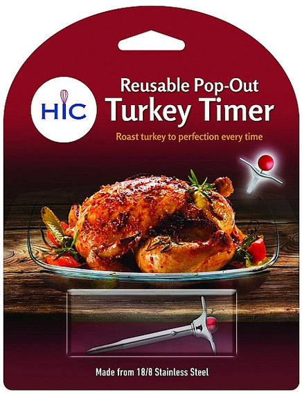 Pop-up Thermometer Timer in a Smoked Turkey Stock Photo - Image of meat,  measure: 203410378