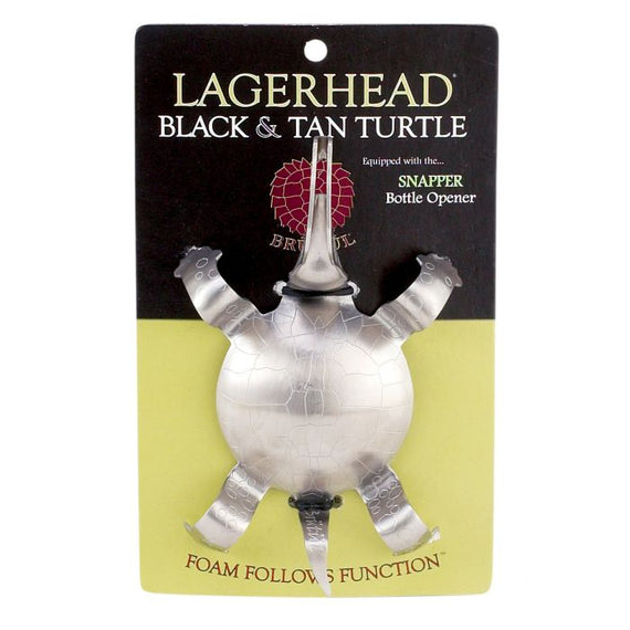 Black and Tan Turtle Pourer - Kiss the Cook