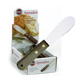 Stainless Steel Spreader with wood handle