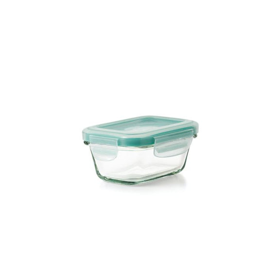 Square Snap Glass Container