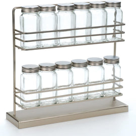 2 Tier Counter Spice Rack Set - Kiss the Cook