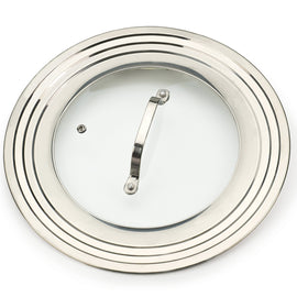 Stainless Steel & Glass Universal Lid
