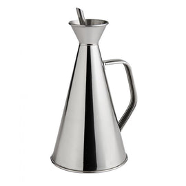 Stainless Steel Olive Oil Can w/ Pourer