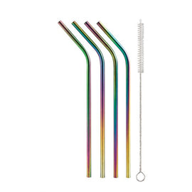 Reusable Rainbow Straws