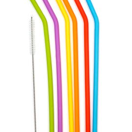 Silicone Drink Straw-set of 6