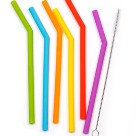 Silicone Short Straws-set of 6