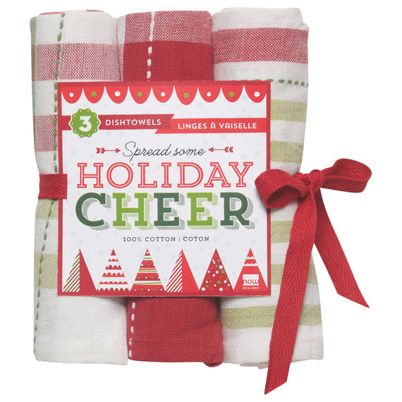 Holiday Cheer Towels S/3