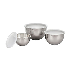 Stainless Steel Mixing Bowls with Lids, Set of 3